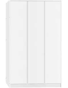 Malvern 3 Door Wardrobe - White | Murphy Furniture