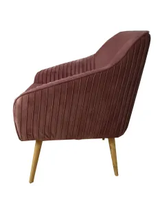 19079 Armchair - Pink Velvet | Murphy Furniture 2