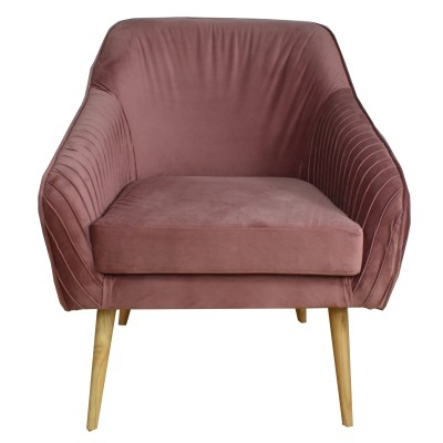 19079 Armchair - Pink Velvet | Murphy Furniture
