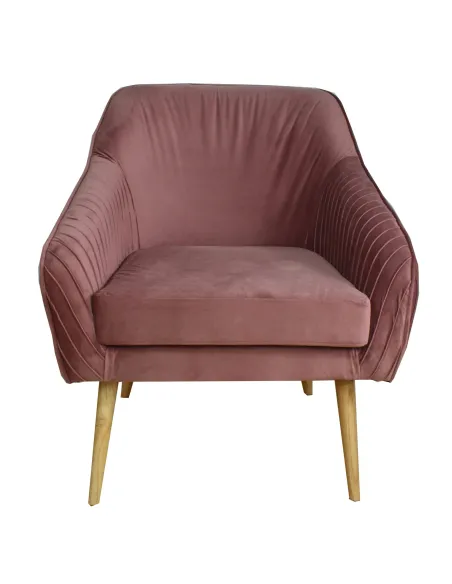 19079 Armchair - Pink Velvet | Murphy Furniture