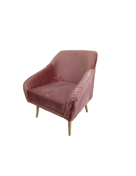 19079 Armchair - Pink Velvet | Murphy Furniture