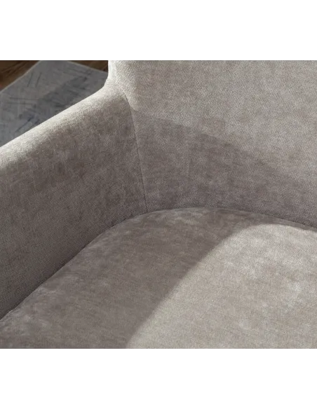 1986 Chair & Footstool - Light Grey | Murphy Furniture