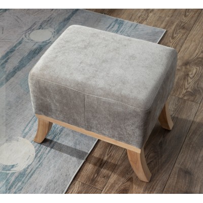 1986 Chair & Footstool - Light Grey | Murphy Furniture