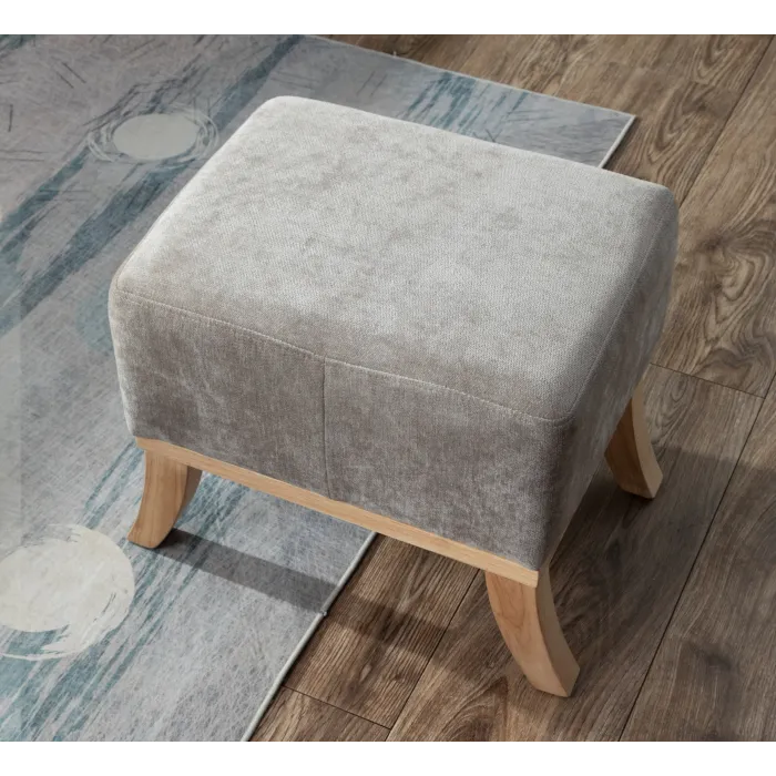 1986 Chair & Footstool - Light Grey | Murphy Furniture