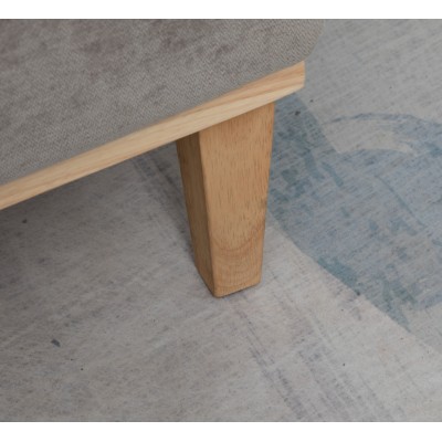 1986 Chair & Footstool - Light Grey | Murphy Furniture