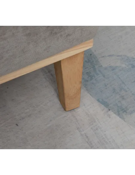1986 Chair & Footstool - Light Grey | Murphy Furniture