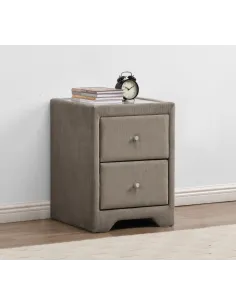 Kilkenny Bedside Locker - Mink | Murphy Furniture