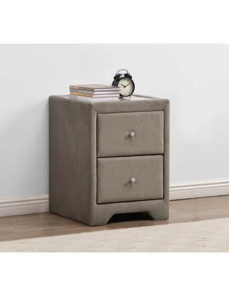 Kilkenny Bedside Locker - Mink | Murphy Furniture