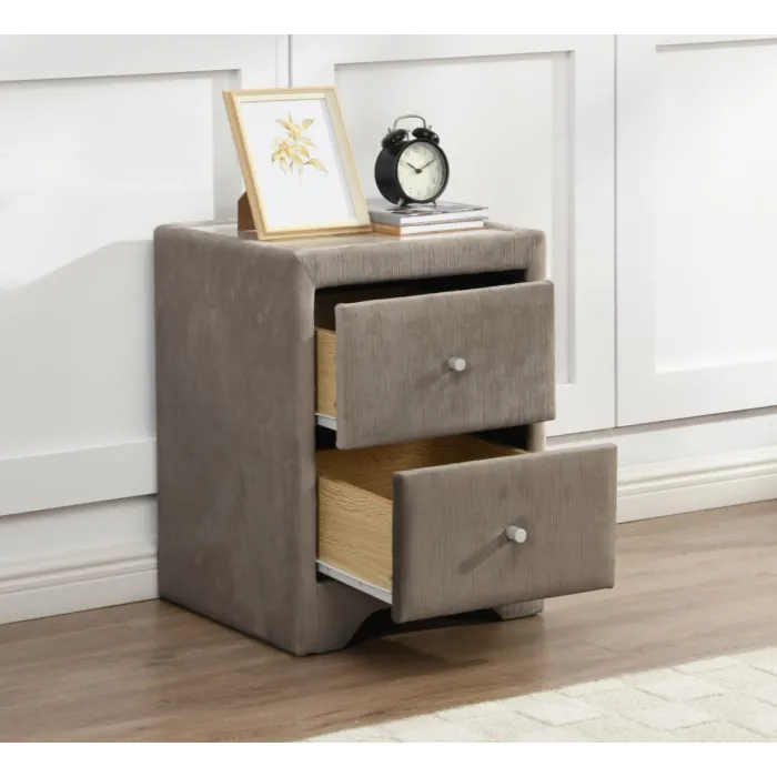 Kilkenny Bedside Locker - Mink | Murphy Furniture