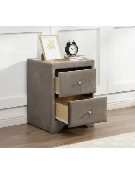 Kilkenny Bedside Locker - Mink | Murphy Furniture