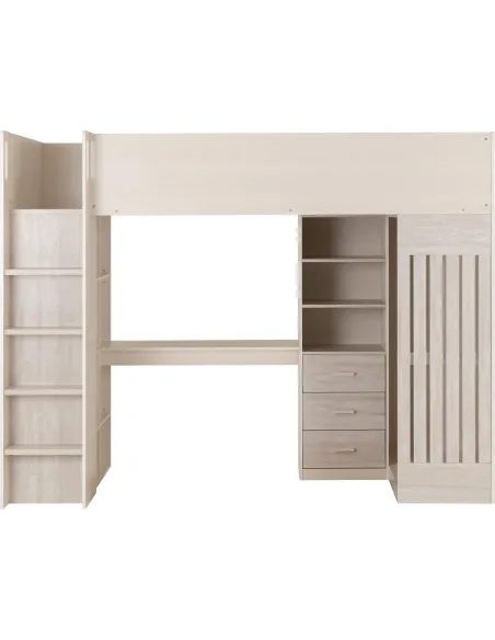 Jupiter High Sleeper Bed - White/Grey | Murphy Furniture