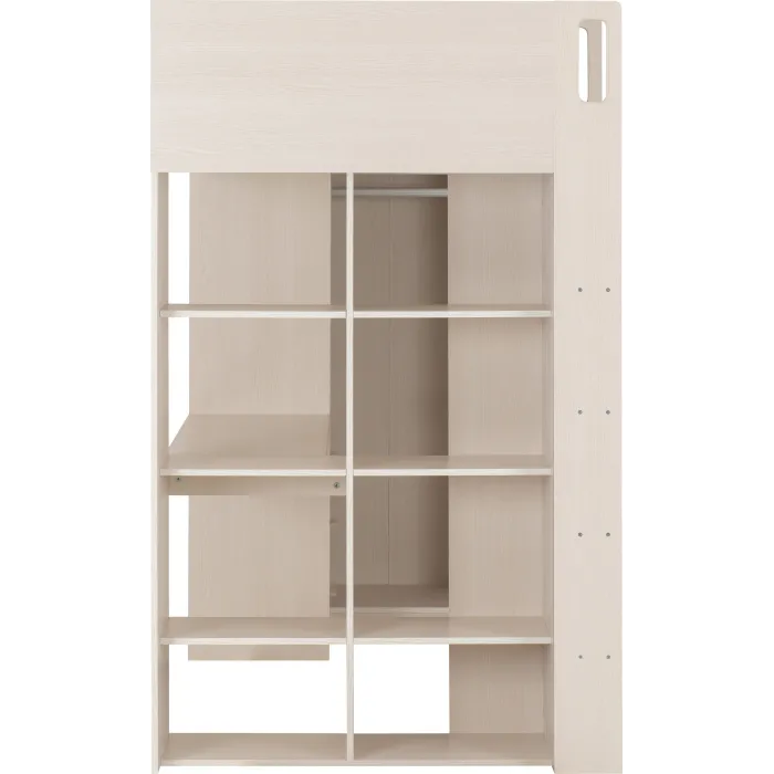 Jupiter High Sleeper Bed - White/Grey | Murphy Furniture