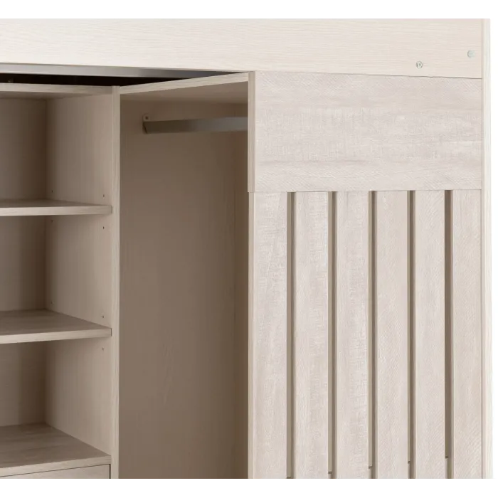 Jupiter High Sleeper Bed - White/Grey | Murphy Furniture
