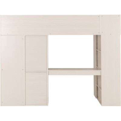 Jupiter High Sleeper Bed - White/Grey | Murphy Furniture