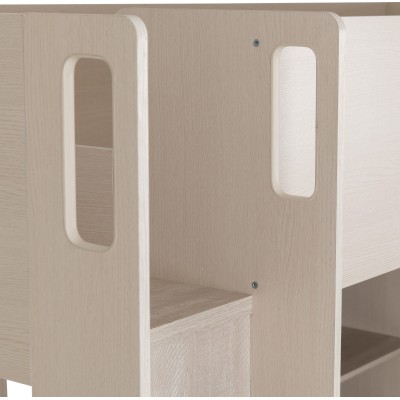 Jupiter High Sleeper Bed - White/Grey | Murphy Furniture