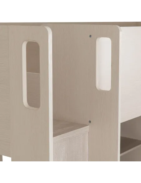 Jupiter High Sleeper Bed - White/Grey | Murphy Furniture