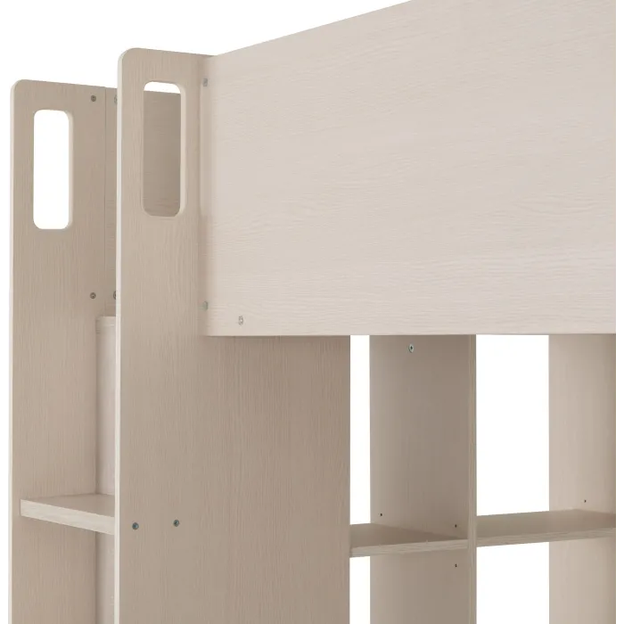 Jupiter High Sleeper Bed - White/Grey | Murphy Furniture