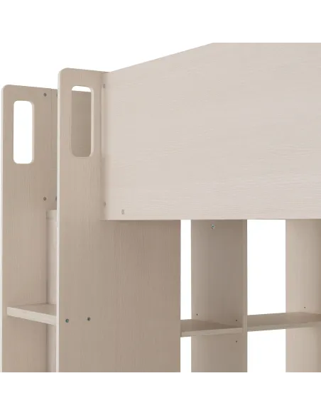 Jupiter High Sleeper Bed - White/Grey | Murphy Furniture