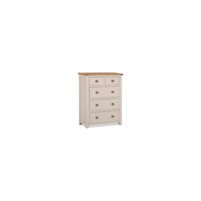 Siena 3+2 Drawer Chest - Silent Grey | Murphy Furniture