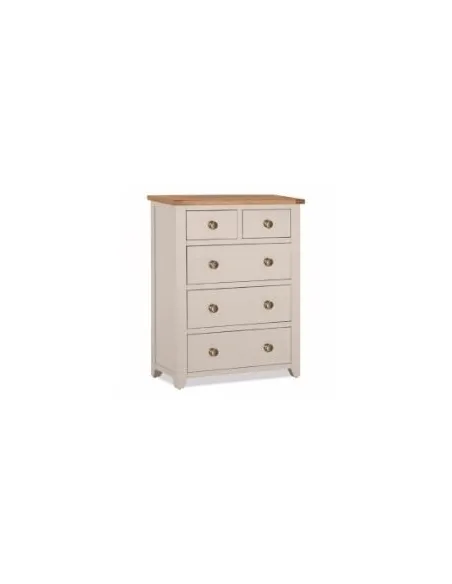 Siena 3+2 Drawer Chest - Silent Grey | Murphy Furniture