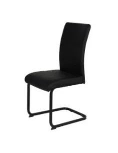 Liana Dining Chair - Black PU/Black | Murphy Furniture