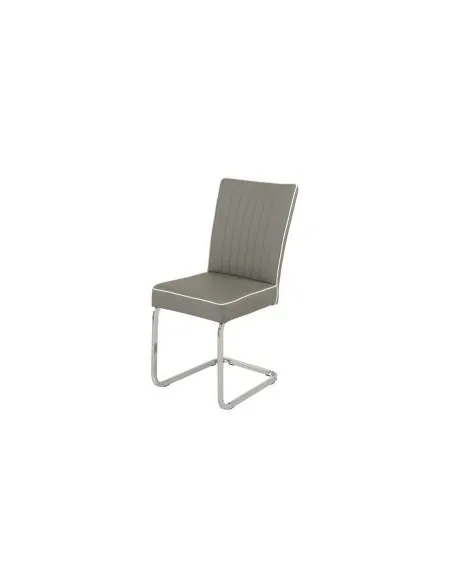 Bamberg Dining Chair - Dark Grey PU | Murphy Furniture