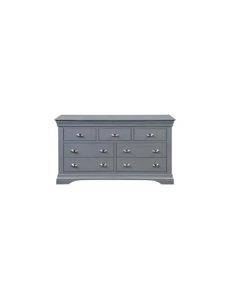 Daniella 3 + 4 Drawer Wide Chest - Dark | Murphy Furniture