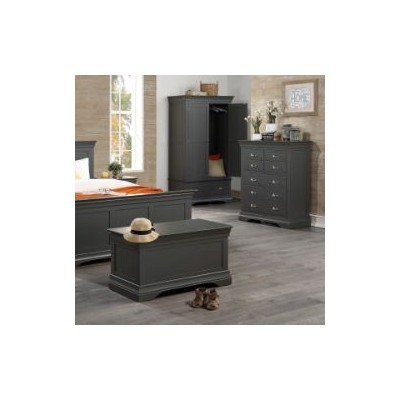 Daniella 3+4 Drawer Chest - Dark Grey | Murphy Furniture