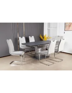 Modena Extending Dining Table - Dark Grey | Murphy Furniture