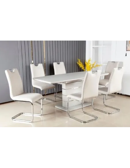 Modena Extending Dining Table - Light Gr | Murphy Furniture