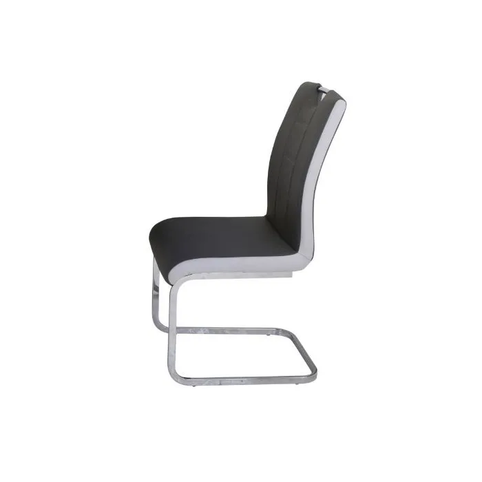Rimini Dining Chair - Dark Grey PU | Murphy Furniture
