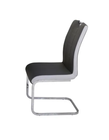 Rimini Dining Chair - Dark Grey PU | Murphy Furniture