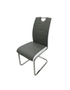 Rimini Dining Chair - Dark Grey PU | Murphy Furniture