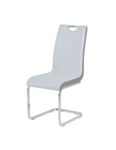 Rimini Dining Chair - Light Grey PU | Murphy Furniture
