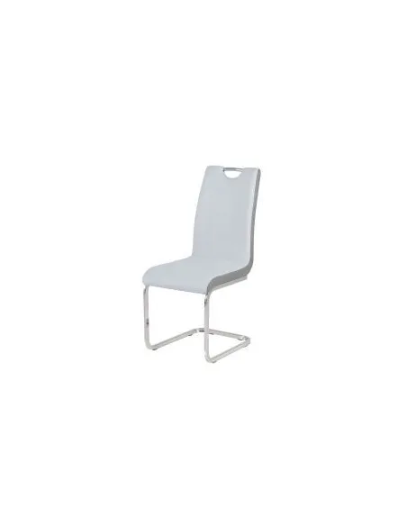 Rimini Dining Chair - Light Grey PU | Murphy Furniture