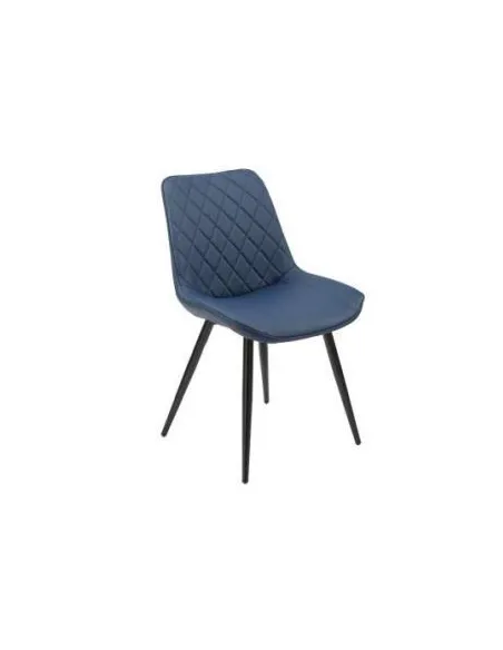 Silvia Dining Chair - Blue PU | Murphy Furniture