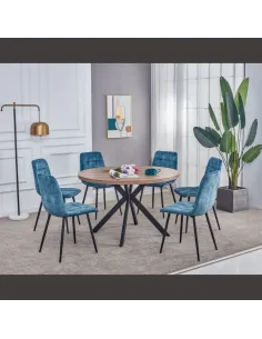 Isla Round Dining Table - Walnut | Murphy Furniture