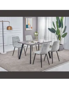 Isla 1.2m Dining Table - Grey | Murphy Furniture