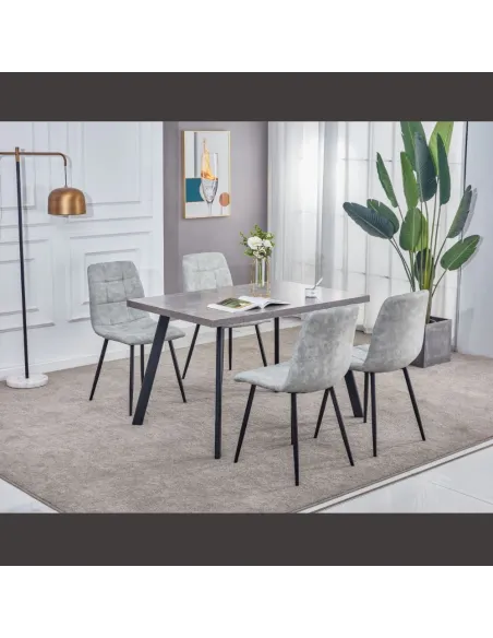 Isla 1.2m Dining Table - Grey | Murphy Furniture