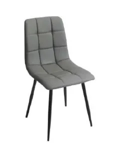 Isla Dining Chair - Grey PU | Murphy Furniture