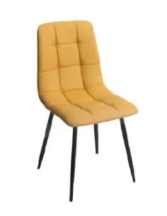 Isla Dining Chair - Yellow PU | Murphy Furniture