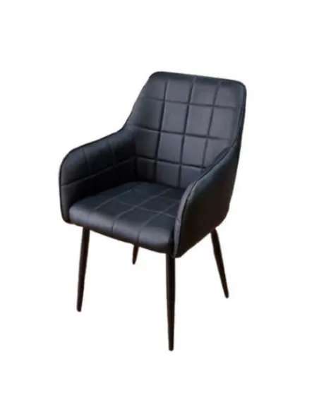 Branca Dining Chair - Black PU | Murphy Furniture