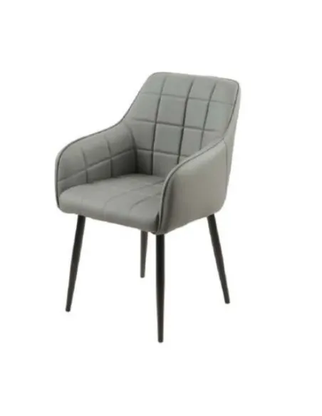 Branca Dining Chair - Grey PU | Murphy Furniture