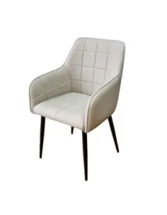 Branca Dining Chair - Taupe PU | Murphy Furniture