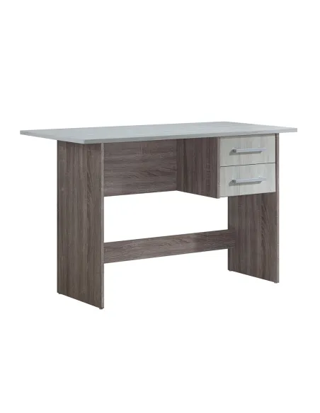 Lucy Computer Desk - Sonoma/Grey Oak | Murphy Furniture