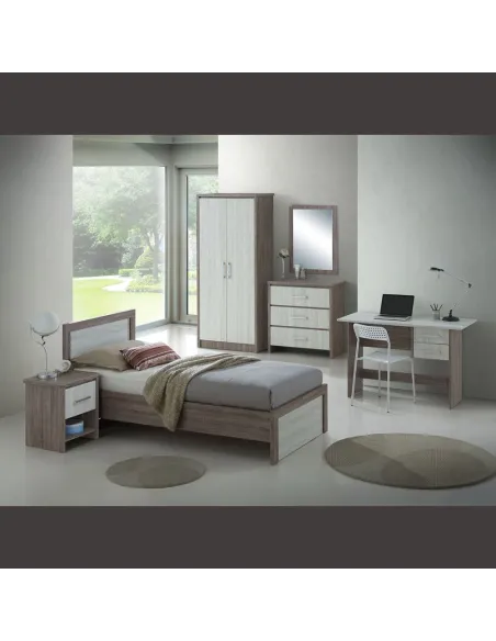 Lucy Hanging Mirror - Sonoma/Grey Oak | Murphy Furniture