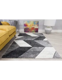 Impulse Chevron Rug - Grey | Murphy Furniture
