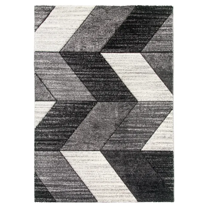 Impulse Chevron Rug - Grey | Murphy Furniture