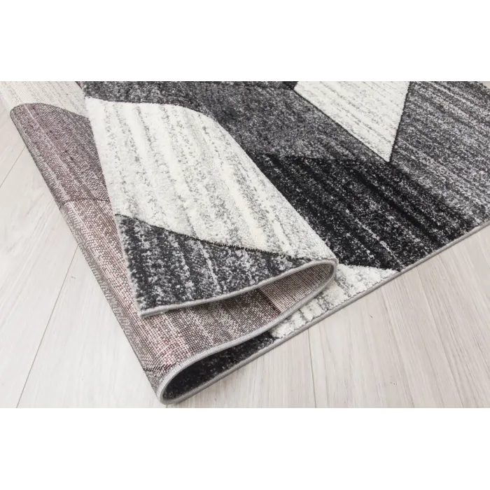 Impulse Chevron Rug - Grey | Murphy Furniture