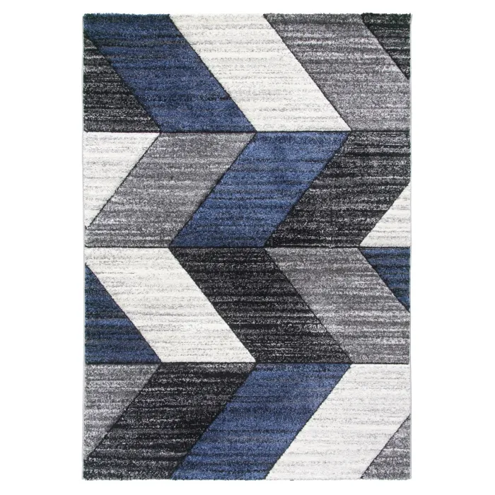 Impulse Chevron Rug - Navy | Murphy Furniture